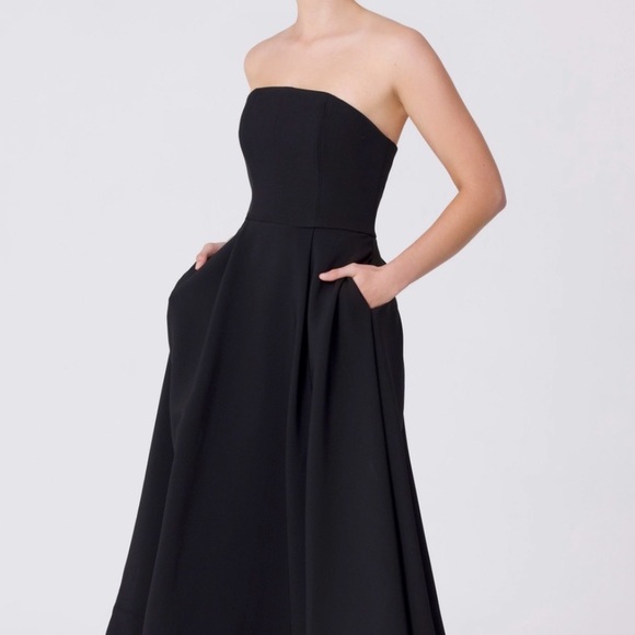 NWT Keepsake Tryst Midi Dress Black - Picture 2 of 5